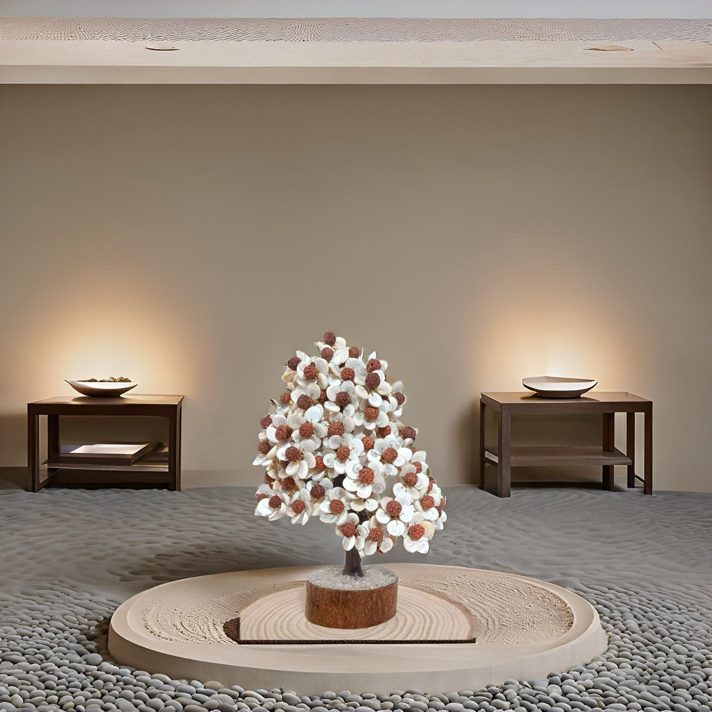 Gomti Chakra with Rudhraksh Tree