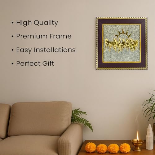 Shree Yantra on Raw Pyrite Frame