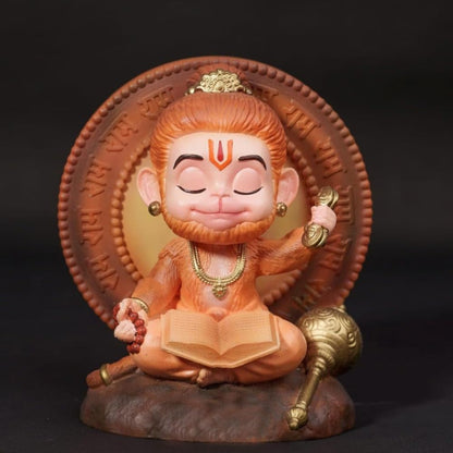 Hanuman Dhyana Idol (3.74" Inches)