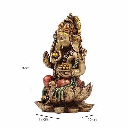 Swarna Laxmi and Ganesh Murti Set