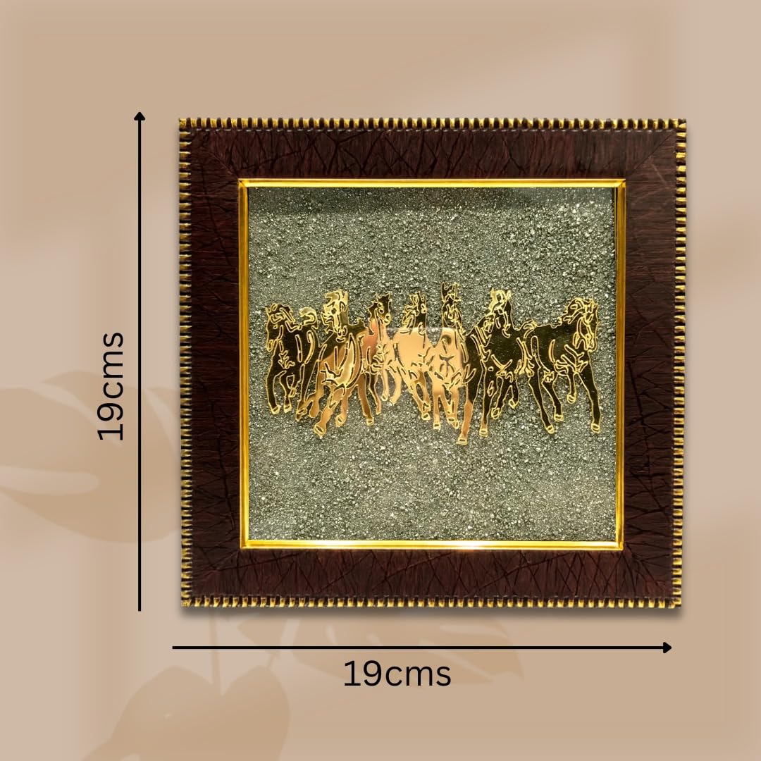 Shree Yantra on Raw Pyrite Frame