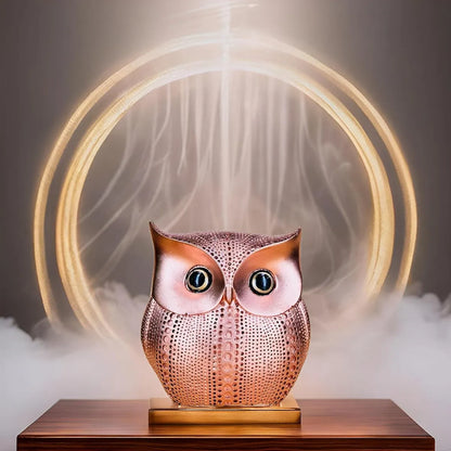 Golden Owl Statue the vehicle of Maa Laxmi